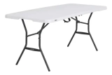 Mesa Plegable Blanca 1.80 m Tipo Portafolio