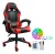 VonKeep Silla Gamer Ergonómica Roja Reclinable LED