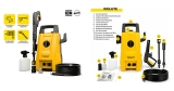 Hidrolavadora Electrica 1200w 1600 Psi Alta Presion Amarillo 60hz Carros