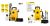 Hidrolavadora Electrica 1200w 1600 Psi Alta Presion Amarillo 60hz Carros