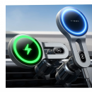 Soporte para Celular Automovil con Función de Carga 15W Cargador para Auto Inalámbrico, Soporte Magsafe Accesorios