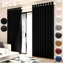 2 Panele Cortinas Blackout Para Ventana 264x214cm Habitacion