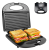 Sandwichera Parrilla Eléctrica Panini Antiadherente 750w Color Negro
