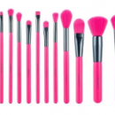 Beauty Creations Pink Neon Set De Brochas 15 Piezas Color Rosa