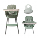 Silla Periquera Para Bebe Alta Plegable Portatil 3 En 1 Color Verde