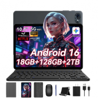 Tabwee Tablet T80 de 18 GB+128 GB de ROM/2 TB Tf (máximo 2 TB) Android 16 Wifi 5G OTG Gps Tablets Gemini Ai