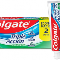 Colgate Pasta Dental Triple Acción Menta Original 2 x 115 ml.