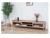 Elektra: Mesa para TV Texas 75″ Café – Soporte y Almacenamiento