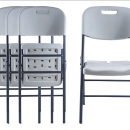 Set de 4 SIllas Plegables Blanca LOOMBER