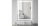 Espejo rectangular con luz LED, luz táctil, tocador de pared, baño